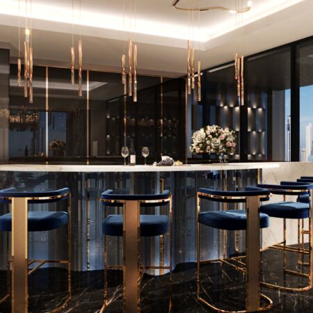 2 спальни в Burj Jacob and Co Residences