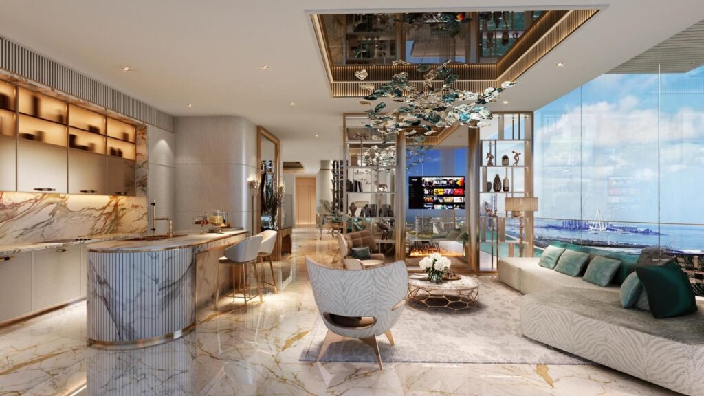 1 спальня в Damac Bay by Cavalli