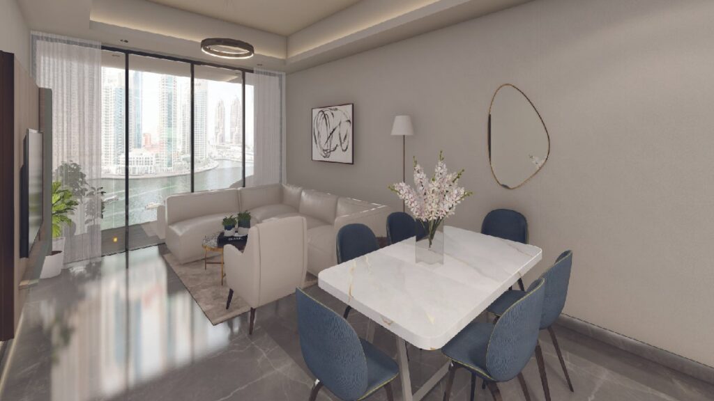 1 спальня в Ajman Creek Towers