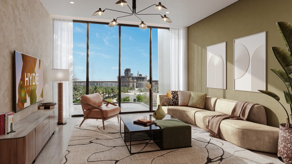 2 спальни в Hyde Residences by City View