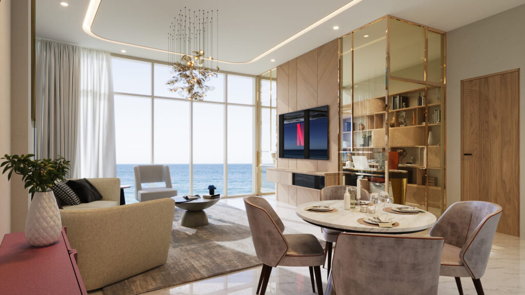 2 спальни в Aqua Arc