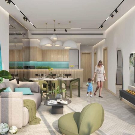 2 спальни в Damac Lagoon Views