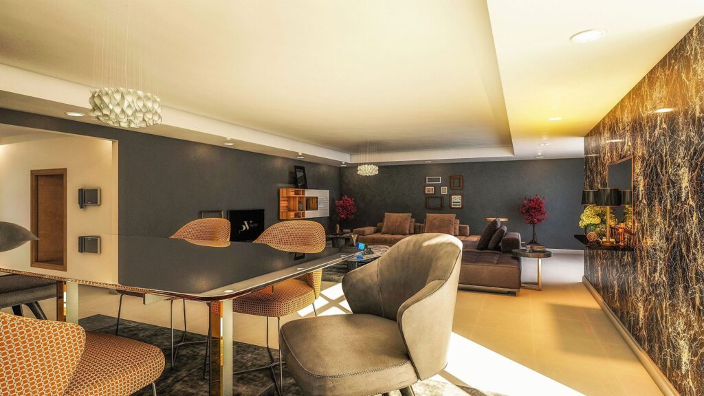 2 спальни в Park View Tower