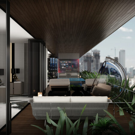 2 bedrooms in Sky Suites